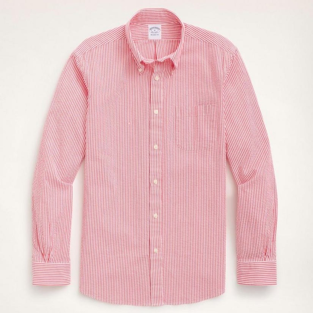 Brooks brothers pink striped regent dress shirt
